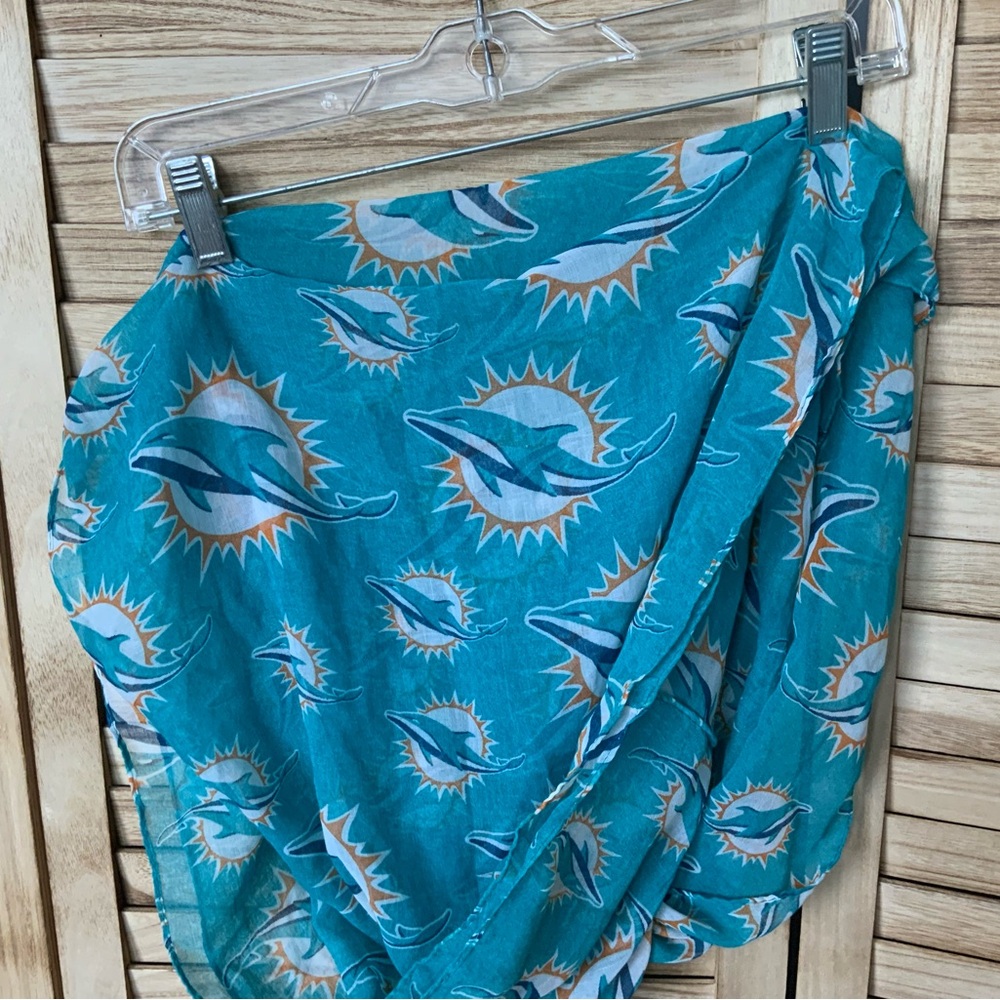 Miami Dolphins Infinity Scarf - Picture 2 of 4